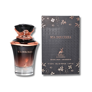 ادکلن و عطر ادوپرفیوم زنانه میا دولسزا اورجینال شرکت الحمبرا Alhambra Mia Dolcezza حجم ۱۰۰ میلی لیترادکلن الحمبرا میا دولسزا Alhambra Mia Dolcezza